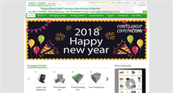 Desktop Screenshot of forestpackagingsh.com