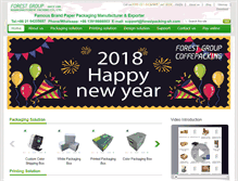 Tablet Screenshot of forestpackagingsh.com